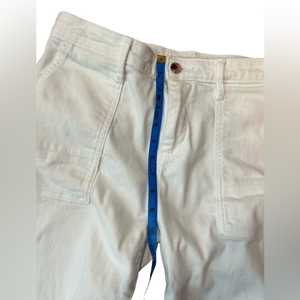 Sam Edelman The Cargo Ankle White Jeans Sz 28 - Picture 5 of 7